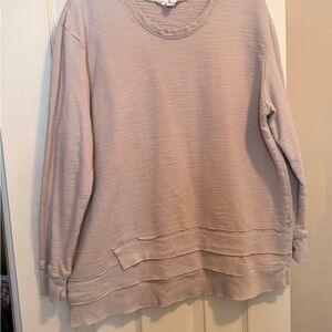 Neon Buddha Cream Pullover Sweater